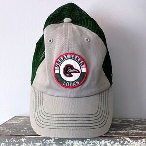 Great Lakes Loons 47 Brand Green Mesh Baseball Cap
